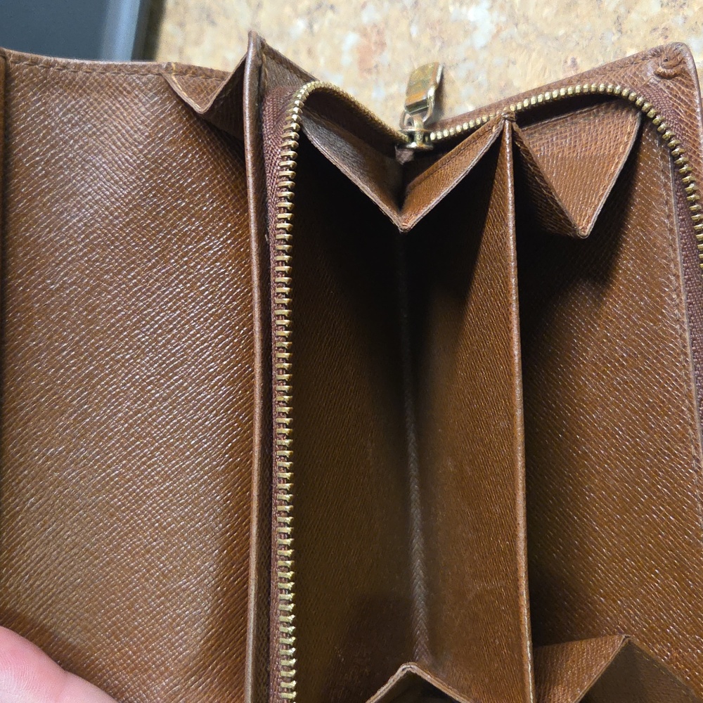 Louis Vuitton Vintage Monogram Porte-Monnaie Tresor Compact Wallet 1980s - Picture 6 of 16